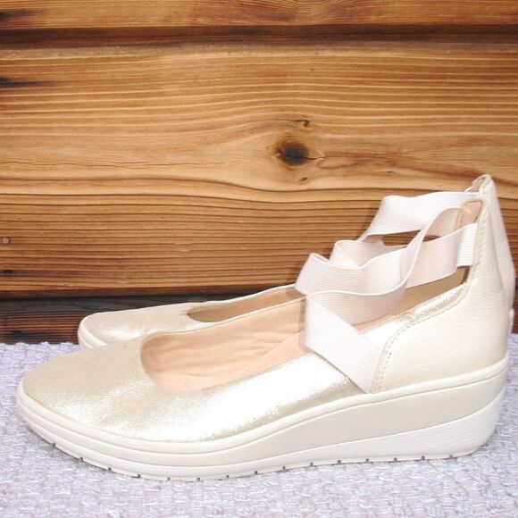 NWOB Vionic Ellery Ankle Wrap Wedge Platform Shoes - Picture 3 of 10
